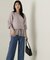 裾チュールニットチュニック　24AW