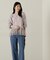 裾チュールニットチュニック　24AW