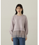 裾チュールニットチュニック　24AW