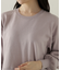 裾チュールニットチュニック　24AW