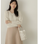 ふわふわラメニットドッキングワンピース　WEB限定カラー：ベージュ　24AW