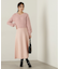 ふわふわラメニットドッキングワンピース　WEB限定カラー：ベージュ　24AW
