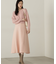 ふわふわラメニットドッキングワンピース　WEB限定カラー：ベージュ　24AW