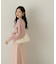 ふわふわラメニットドッキングワンピース　WEB限定カラー：ベージュ　24AW