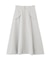 フロントファスナーフレアスカート