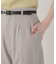 センタープレスストレートパンツ