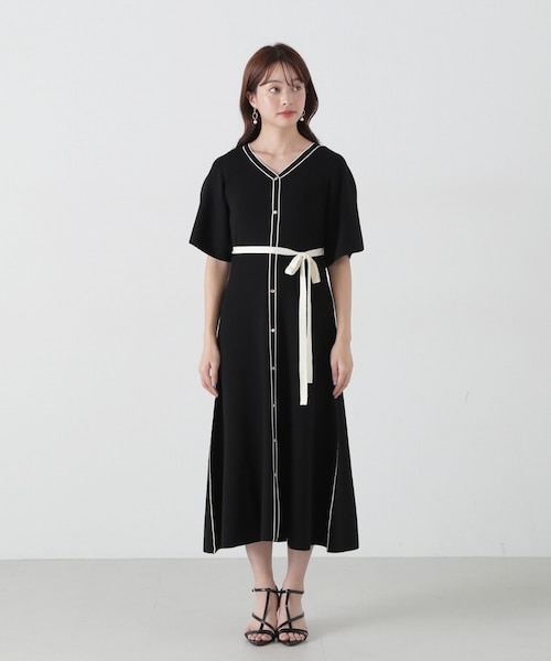 合馬公式アカウント1 ✨希少✨ ニット ワンピース 金ボタン PROPORTION BODY DRESSING（プロポーションボディドレッシング