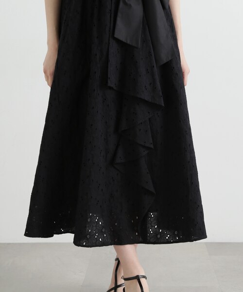 カットワーク刺繍シャツワンピース|プロポーションボディ カットワーク刺繍シャツワンピース|プロポーションボディ