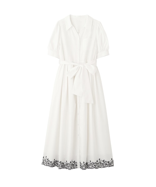 エンブロイダリーシャツワンピース｜プロポーションボディドレッシング