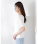 ハートネック半袖リブニット