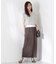 マットサテンスリットスカート