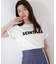 ＜ウォッシャブル＞ゴシックロゴTシャツ