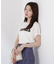 ＜ウォッシャブル＞ゴシックロゴTシャツ