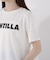 ＜ウォッシャブル＞ゴシックロゴTシャツ