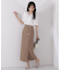 ツイスト半袖ブラウス