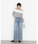 ワイドデニムパンツ