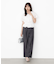＜ウォッシャブル＞イージーワイドパンツ