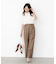 ＜ウォッシャブル＞イージーワイドパンツ