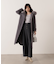 モッサフードフェイクファーロングコート 25AW