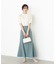 レースドッキングスリーブニット