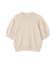 レースドッキングスリーブニット