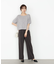 ベルト付きタックパンツ