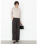 ベルト付きタックパンツ