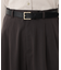 ベルト付きタックパンツ