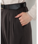 ベルト付きタックパンツ