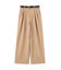 ベルト付きタックパンツ