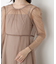 ＜藤田みりあさんコラボ＞キャミ付きチュールワンピース 25AW