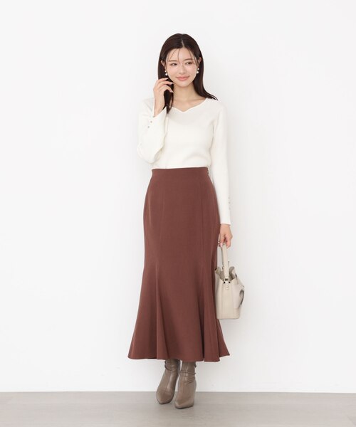 JEAN PAUL GAULTIER リブ ニットコットンブレンド ミディドレス デザインスリーブニット | PROPORTION BODY DRESSING
