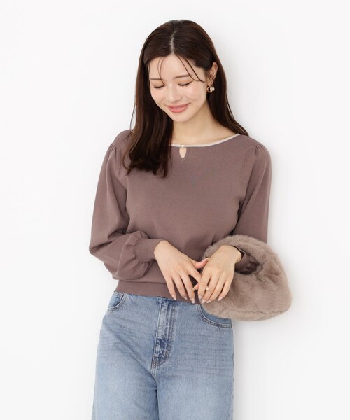 ★DRAW FIT★ ソフト PBT 2WAY フール ジップアップ ニット double zip up thumbhole knit tops / ダブルジップアップ