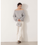 ラメ入りオフショル畔ニット 25AW