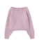 ラメ入りオフショル畔ニット 25AW