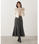 フェイクファー付きオフショルニット