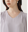 ＜ウォッシャブル＞2wayリボンタック付きブラウス