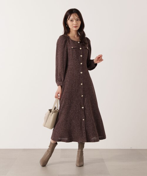 ボディドレッシングデラックス ワンピース ツイード BODY DRESSING Deluxe - BODY DRESSING Deluxe ワンピースの通販