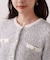 ファンシーツイード風ニットカーディガン 25AW