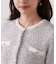 ファンシーツイード風ニットカーディガン 25AW