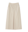 ＜ウォッシャブル＞フロントタックナロースカート