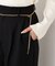 ＜谷川菜奈さんコラボ＞チェーン付きワイドパンツ