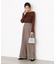 ＜谷川菜奈さんコラボ＞チェーン付きワイドパンツ