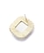 ツイードスクエアピアス