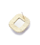 ツイードスクエアピアス