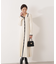《EDIT COLOGNE》バイカラー衿ニットワンピース 25AW