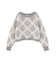 ヘアリーチェックニット  25AW