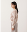 ヘアリーチェックニット