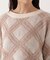 ヘアリーチェックニット  25AW