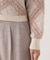 ヘアリーチェックニット  25AW